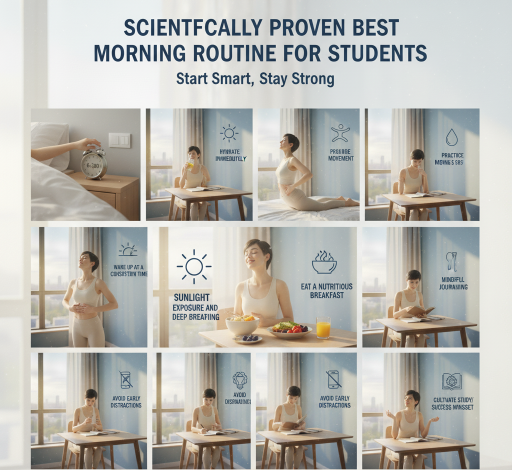 Scientifically Proven Best Morning Routine for Students – Start Smart, Stay Strong