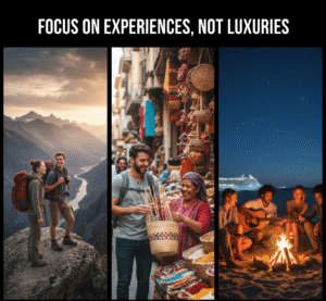 Focus on Experiences, Not Luxuries