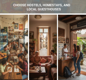 Choose Hostels, Homestays, and Local Guesthouses