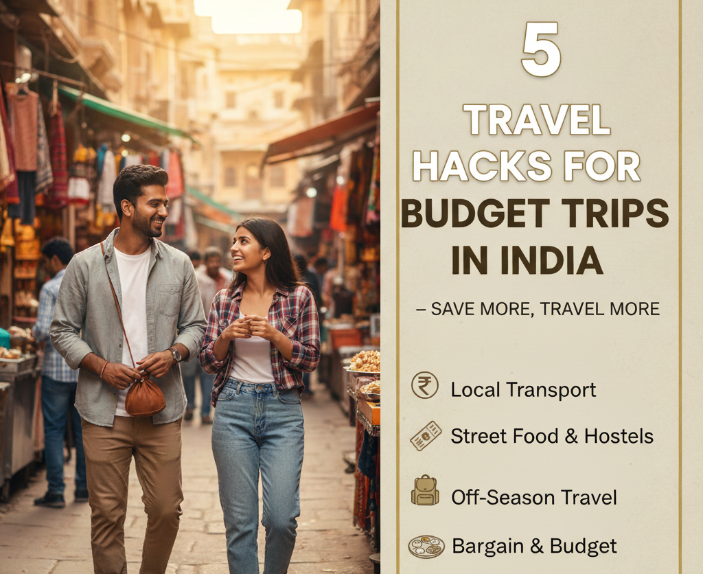 Travel Hacks for Budget Trips in India