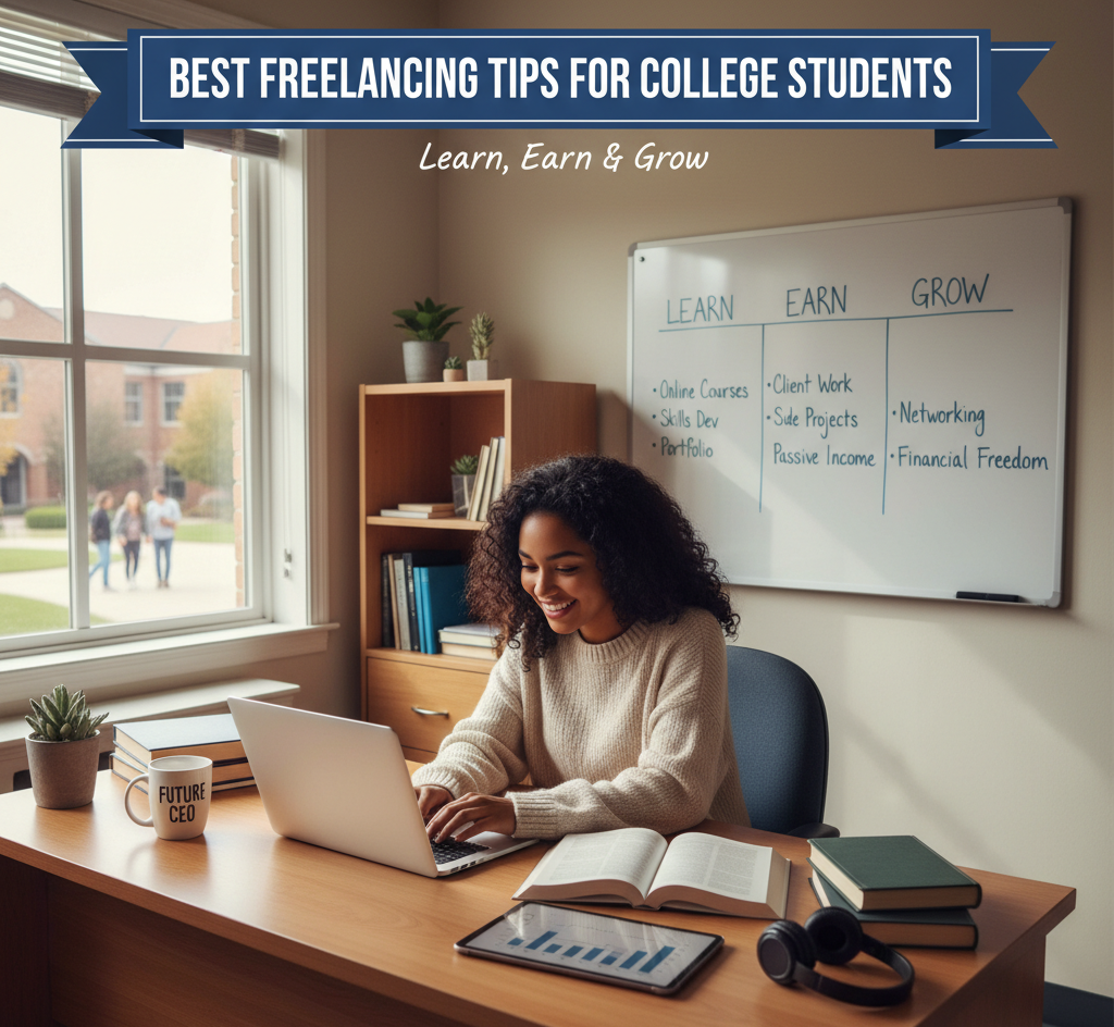 Best Freelancing Tips for College Students – Learn, Earn & Grow