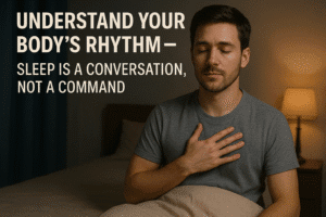 1. Understand Your Body’s Rhythm – Sleep Is a Conversation, Not a Command