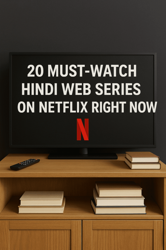 20 Must-Watch Hindi Web Series on Netflix Right Now