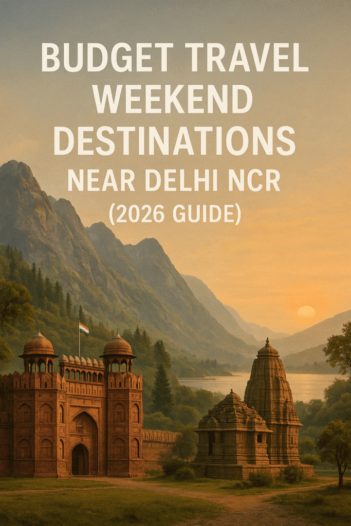 Budget Travel Weekend Destinations Near Delhi NCR (2026 Guide)