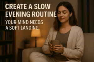 Create a Slow Evening Routine (Your Mind Needs a Soft Landing