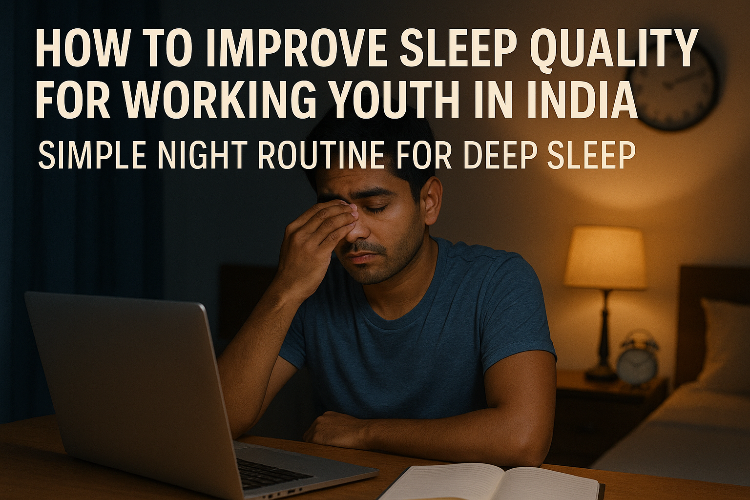 How to Improve Sleep Quality for Working Youth in India – A Gentle Guide to Rest, Recovery & Balance