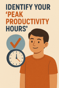 Identify Your “Peak Productivity Hours”