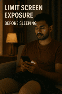 Limit Screen Exposure Before Sleeping