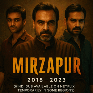 Mirzapur (2018–2023) (Hindi Dub Available on Netflix Temporarily in Some Regions)