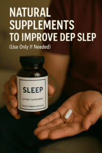 Natural Supplements to Improve Deep Sleep (Use Only If Needed)