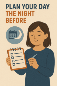 Plan Your Day the Night Before