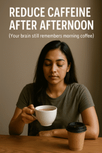Reduce Caffeine After Afternoon (Your Brain Still Remembers Morning Coffee)