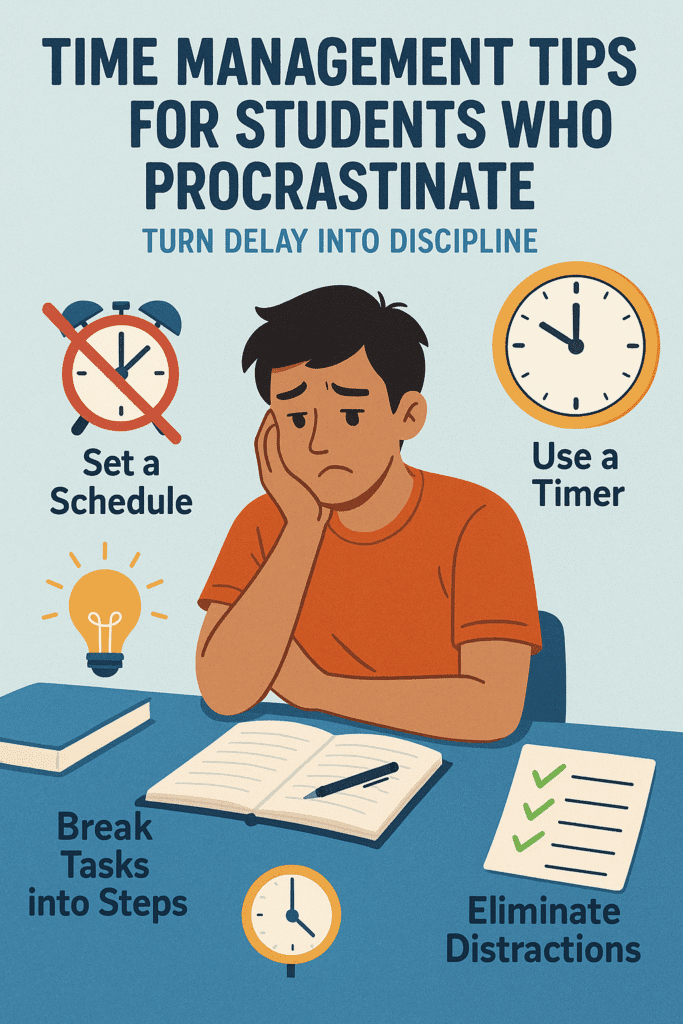 Time Management Tips for Students Who Procrastinate – Turn Delay into Discipline