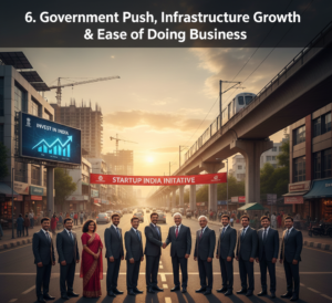 6. Government Push, Infrastructure Growth & Ease of Doing Business