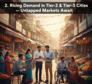 2. Rising Demand in Tier-2 & Tier-3 Cities — Untapped Markets Await