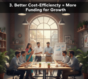 3. Better Cost-Efficiency = More Funding for Growth