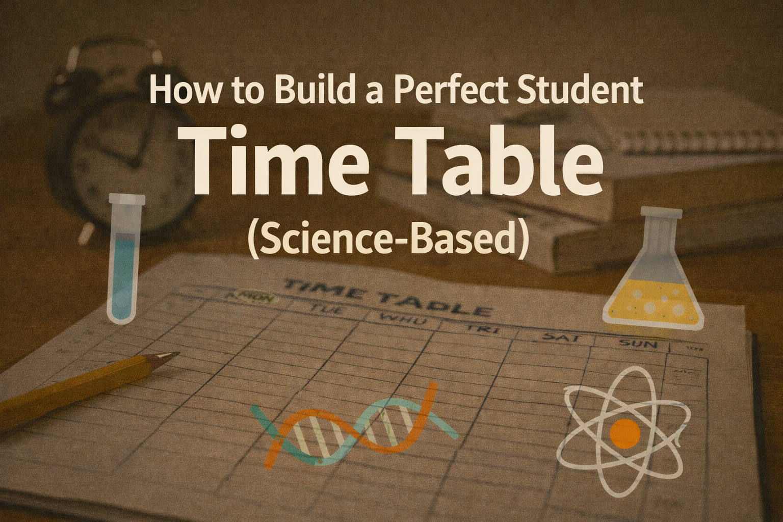 How to Build a Perfect Student Time Table (Science-Based)