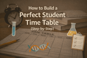 How to Build a Perfect Student Time Table (Step-by-Step)