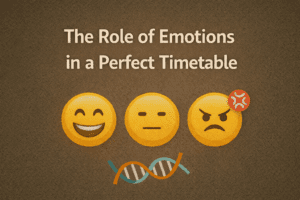 The Role of Emotions in a Perfect Timetable